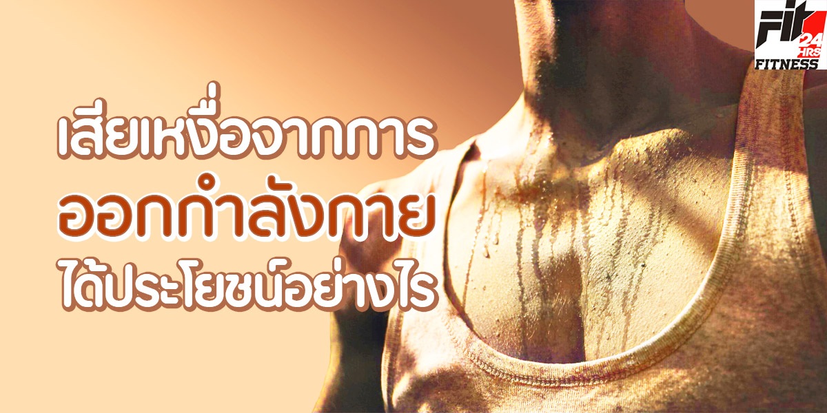 เสียเหงื่อ จากการ ออกกำลังกาย ได้ประโยชน์อย่างไร